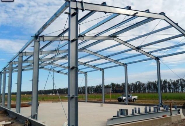 تركيب هنجر حديدي قوي كمستودع تخزين في مكة
